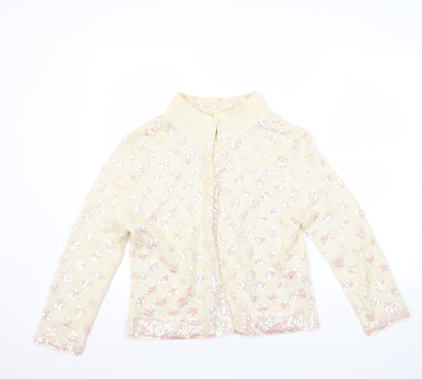 Alexara Womens Beige   Cardigan Jumper Size XL