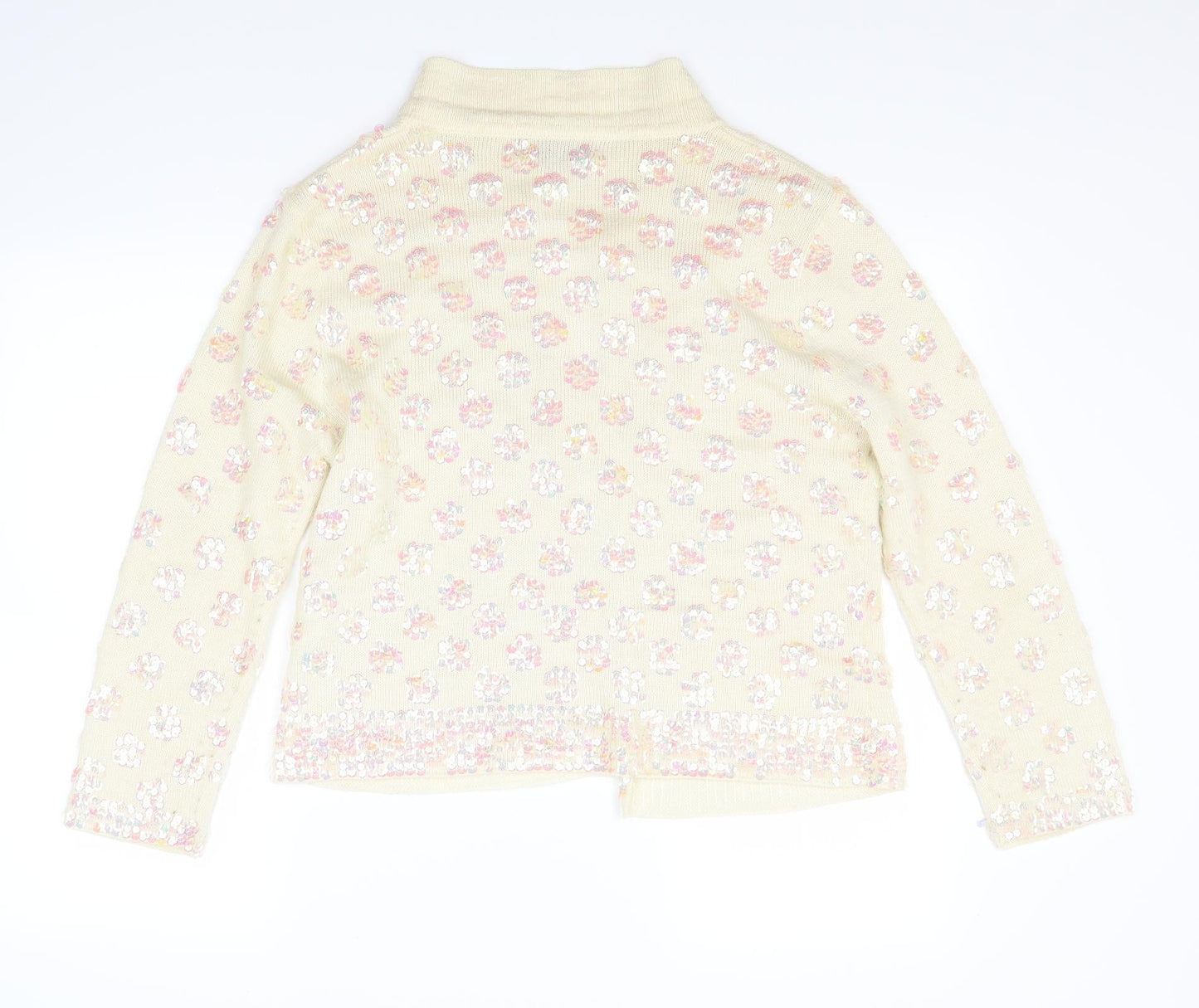 Alexara Womens Beige   Cardigan Jumper Size XL