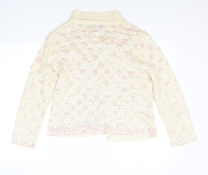 Alexara Womens Beige   Cardigan Jumper Size XL