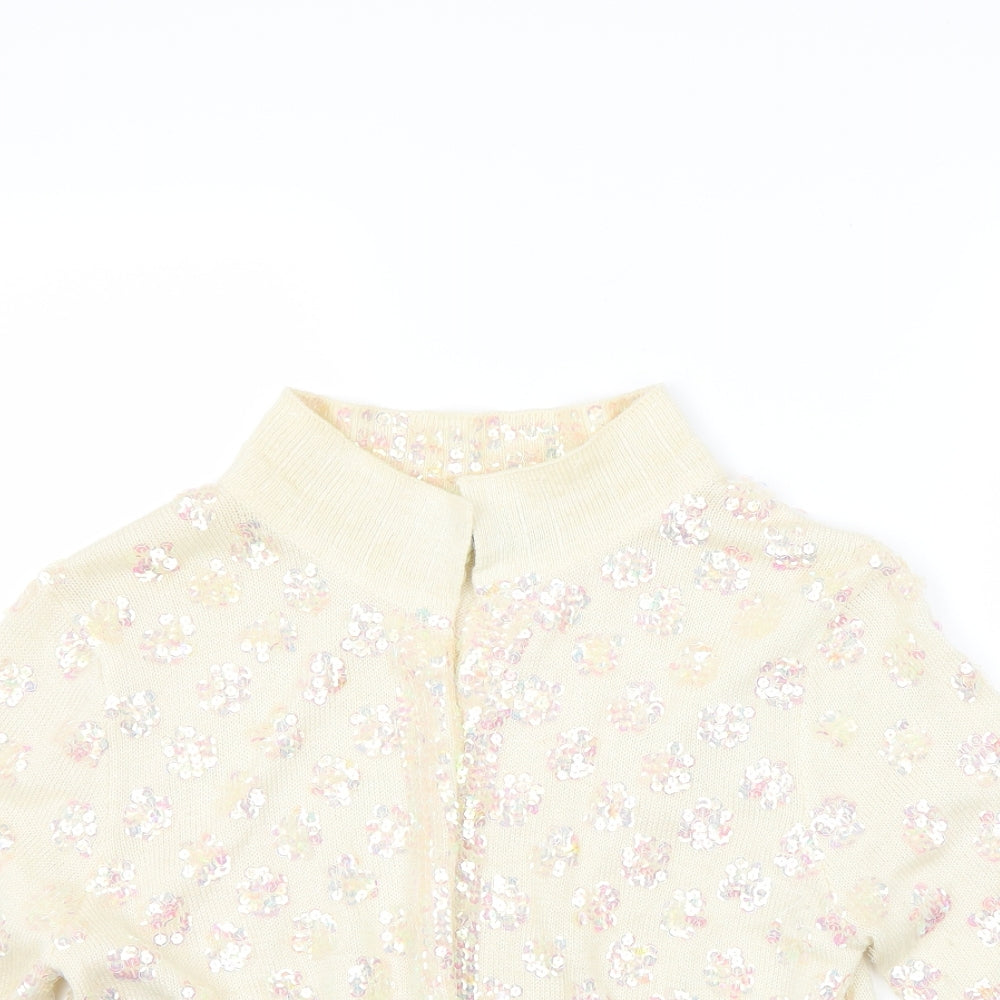 Alexara Womens Beige   Cardigan Jumper Size XL