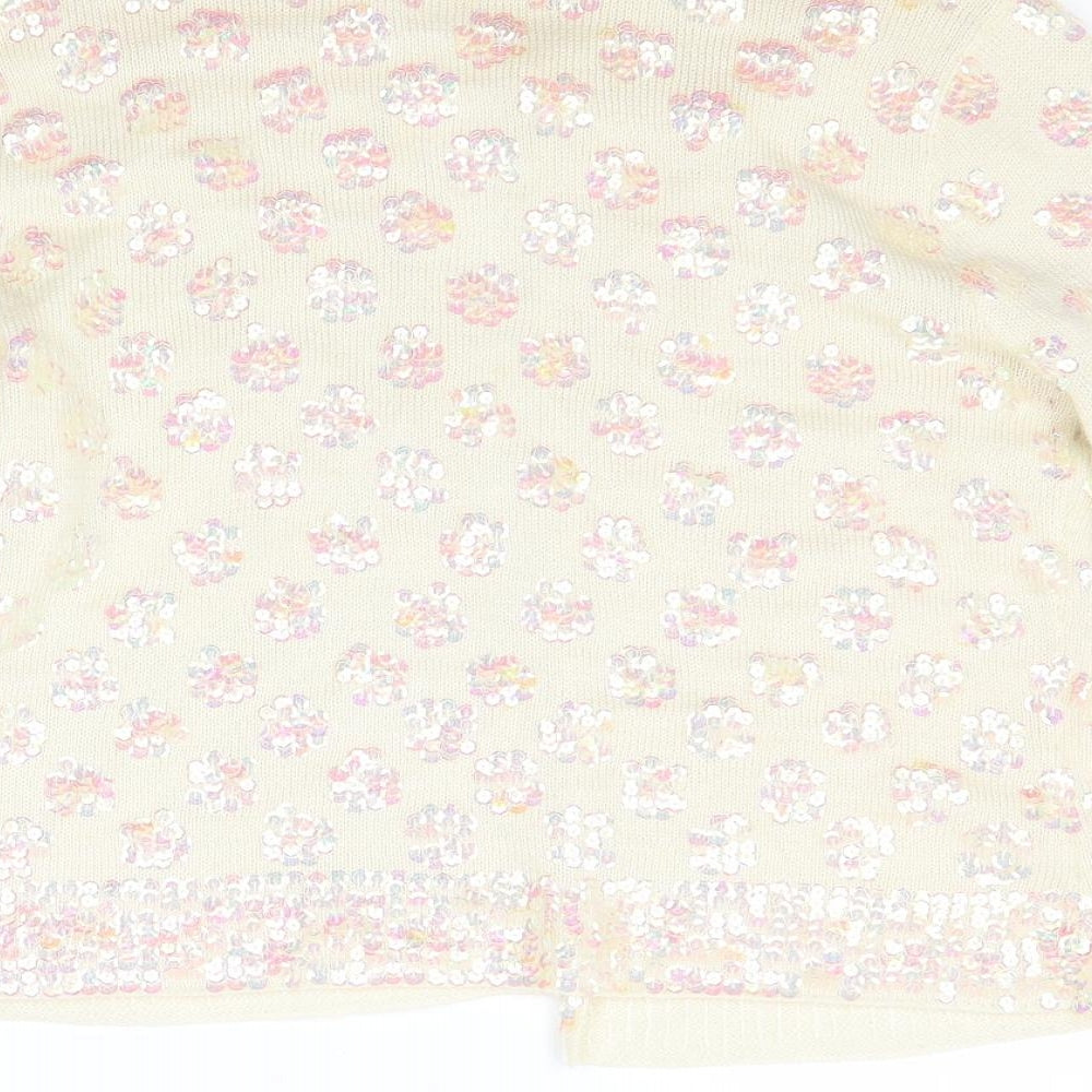 Alexara Womens Beige   Cardigan Jumper Size XL