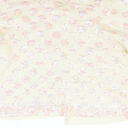 Alexara Womens Beige   Cardigan Jumper Size XL