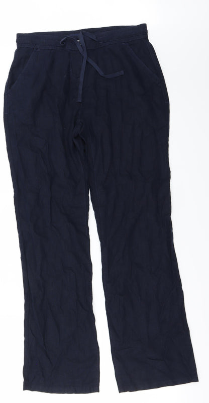 Womens UK Size 8 NEXT Regular Fit  Blue Trousers