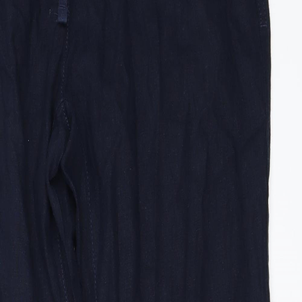 Womens UK Size 8 NEXT Regular Fit  Blue Trousers