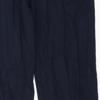 Womens UK Size 8 NEXT Regular Fit  Blue Trousers