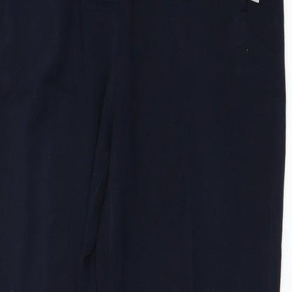 Womens UK Size 14 Marks and Spencer Regular Fit  Blue Trousers