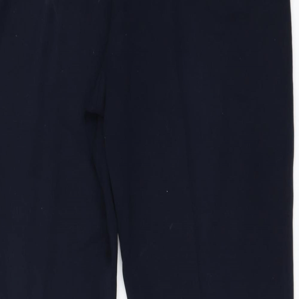 Womens UK Size 14 Marks and Spencer Regular Fit  Blue Trousers