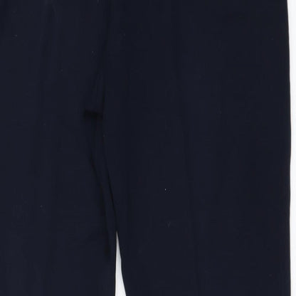 Womens UK Size 14 Marks and Spencer Regular Fit  Blue Trousers
