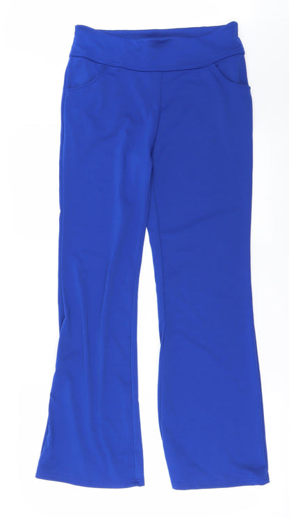 Womens UK Size XL Preworn Regular Fit  Blue Trousers