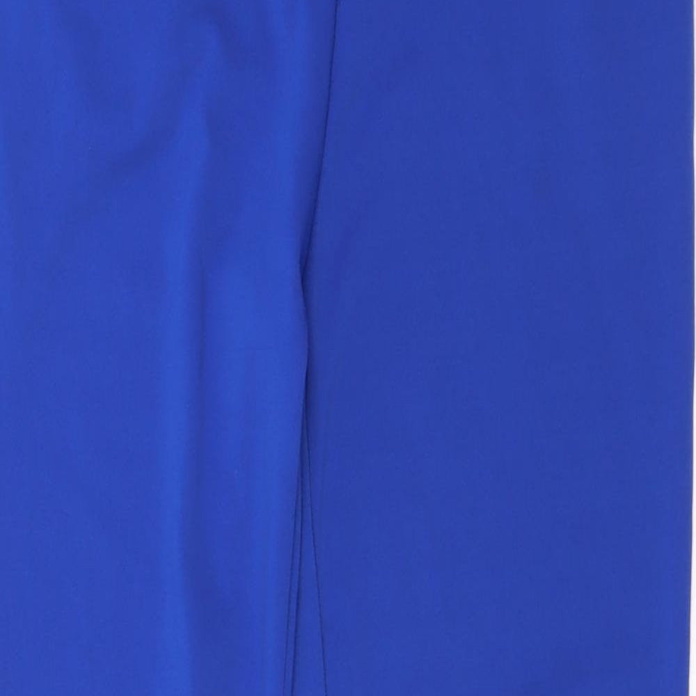 Womens UK Size XL Preworn Regular Fit  Blue Trousers