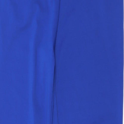 Womens UK Size XL Preworn Regular Fit  Blue Trousers