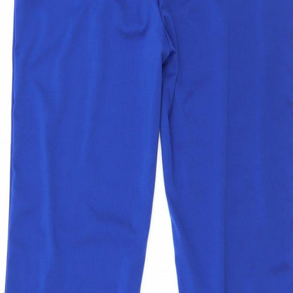 Womens UK Size XL Preworn Regular Fit  Blue Trousers