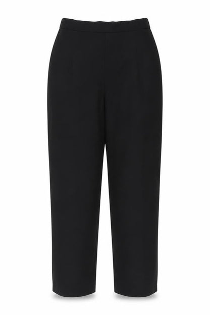 Womens UK Size 18 Preworn Regular Fit  Black Trousers