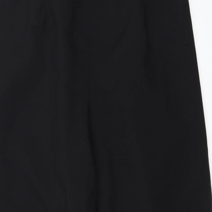 Womens UK Size 18 Preworn Regular Fit  Black Trousers