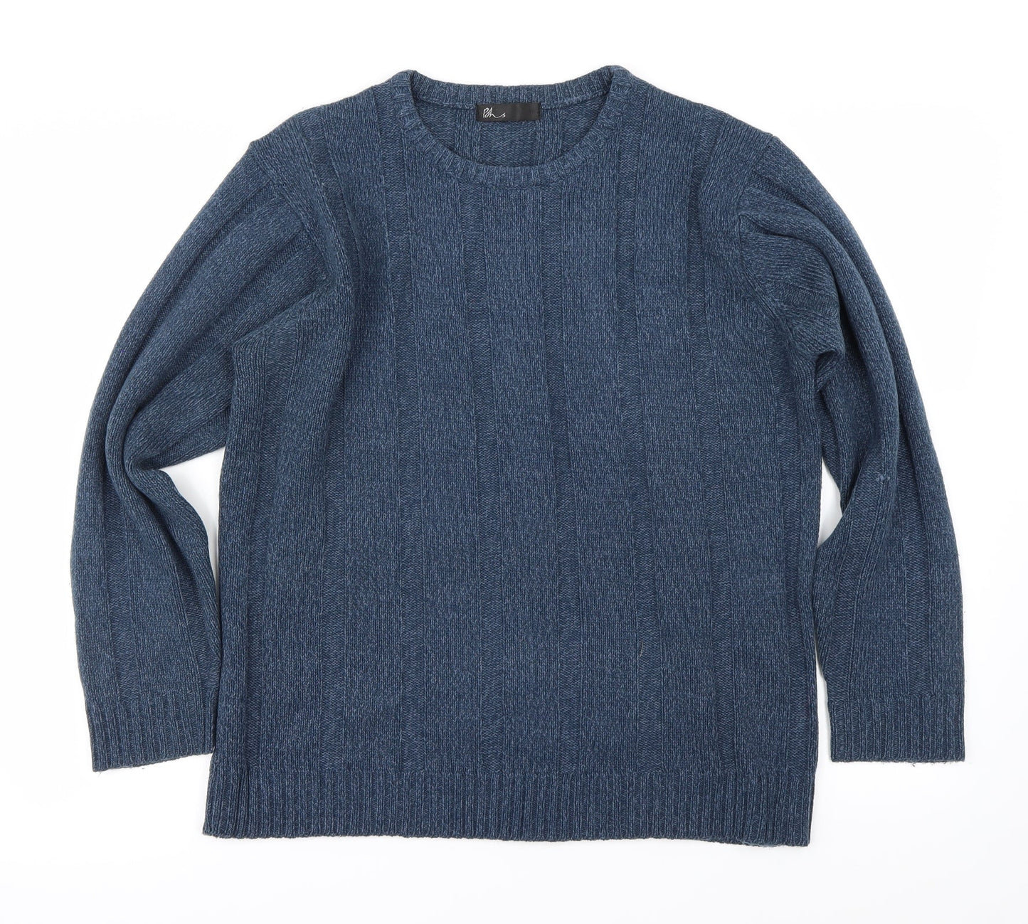 BHS Mens Blue   Pullover Jumper Size M