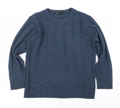 BHS Mens Blue   Pullover Jumper Size M