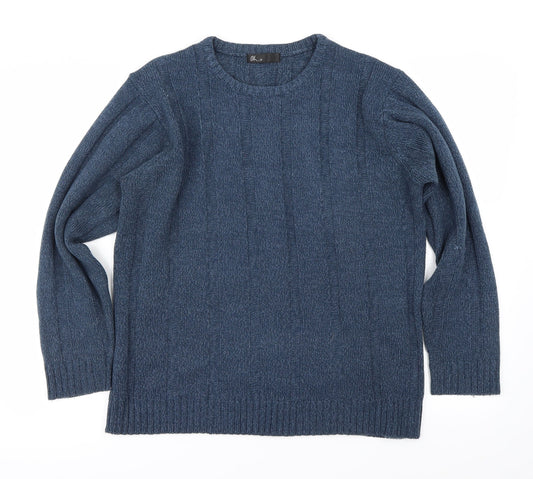 BHS Mens Blue   Pullover Jumper Size M