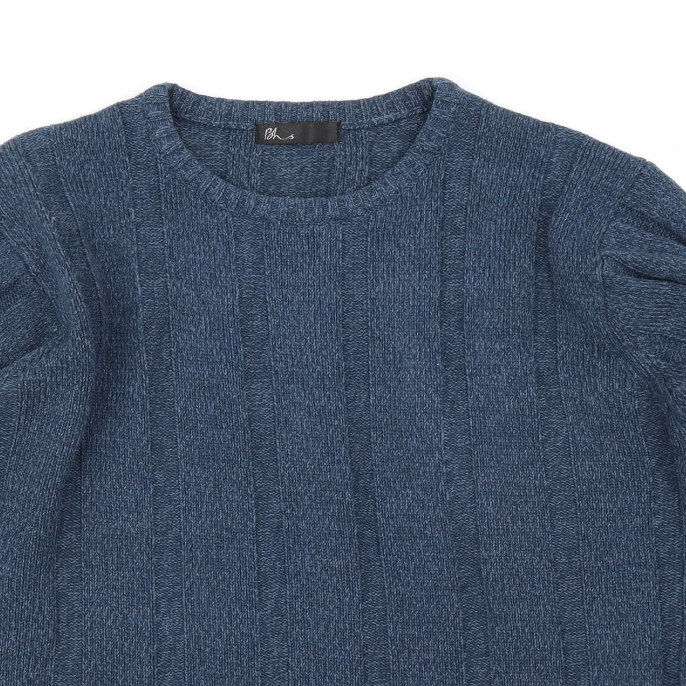 BHS Mens Blue   Pullover Jumper Size M