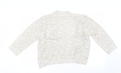 David Emmanuel  Womens Ivory   Cardigan Jumper Size M
