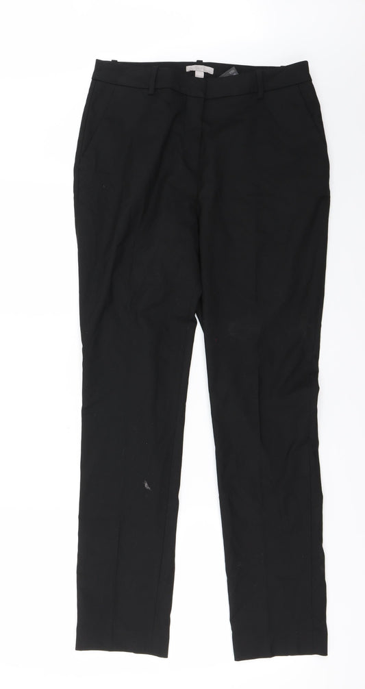 Womens UK Size 10 H&M Regular Fit  Black Trousers