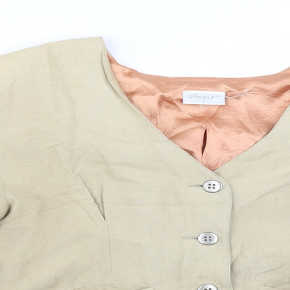 nougart Womens Beige   Jacket  Size M