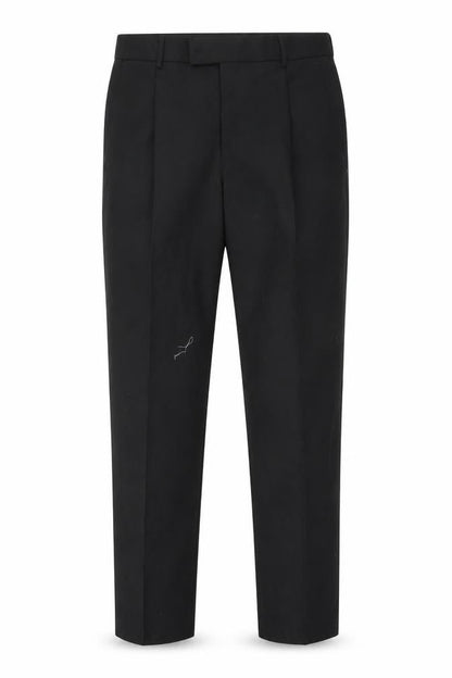 Mens UK Size 32 in Preworn Regular Fit  Black Trousers