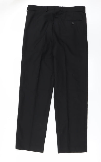 Preworn Mens Black   Trousers  Size 32 in L24 in
