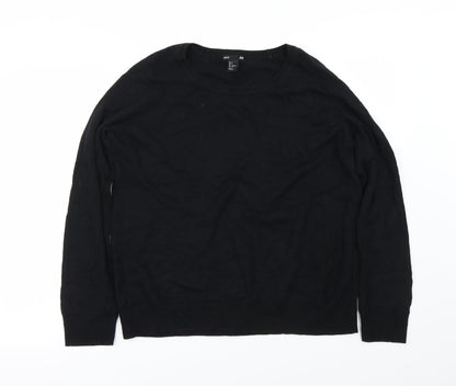 H&M Womens Black   Pullover Jumper Size S