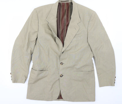Womens UK Size 38 Preworn Regular Beige Blazer