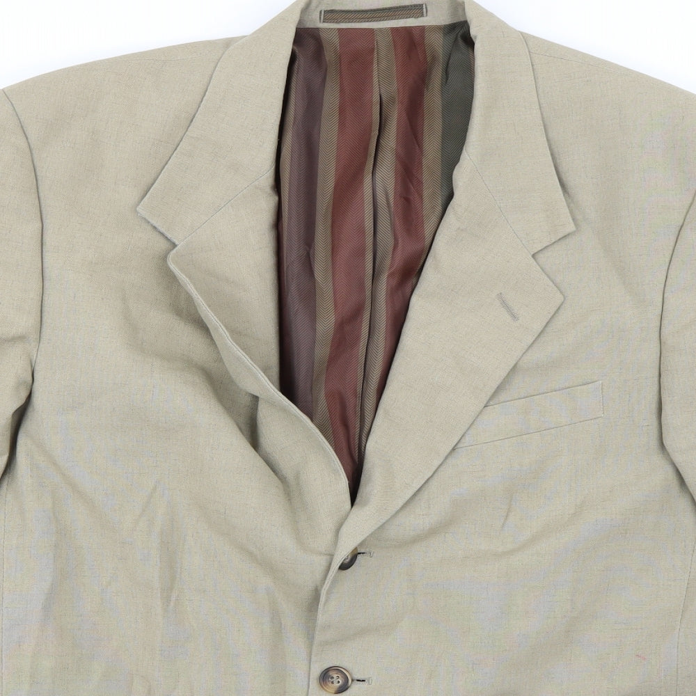 Womens UK Size 38 Preworn Regular Beige Blazer