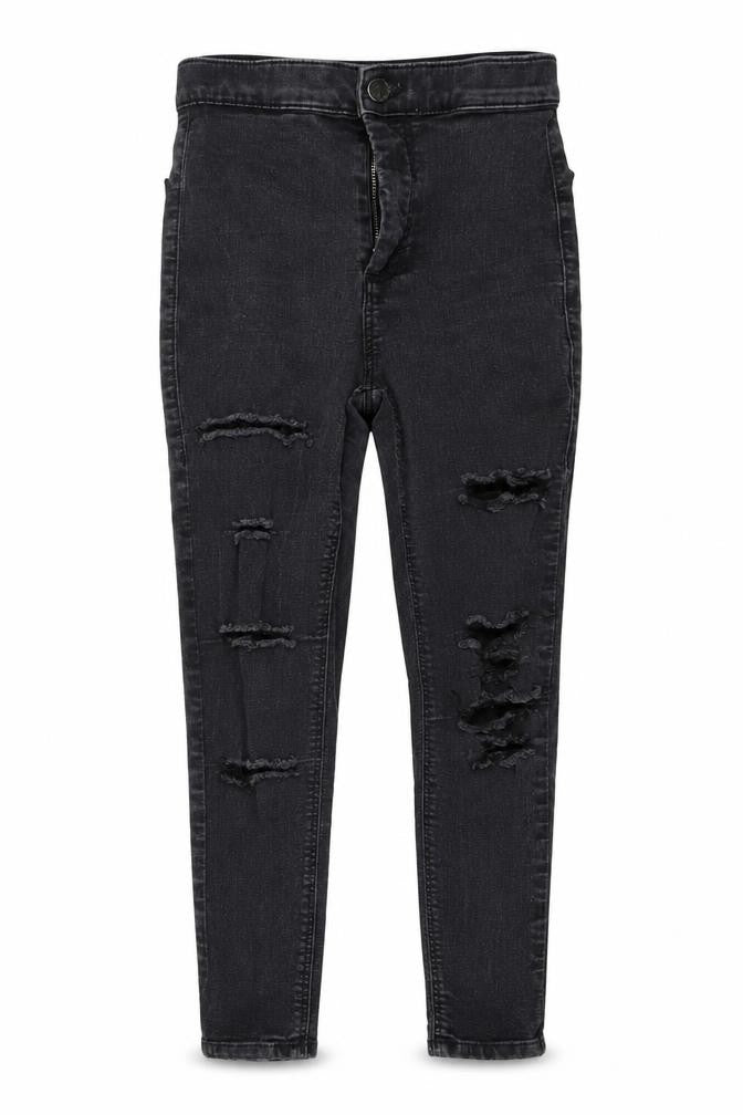 Womens UK Size 28 in Topshop Regular Fit Skinny Black Jeans