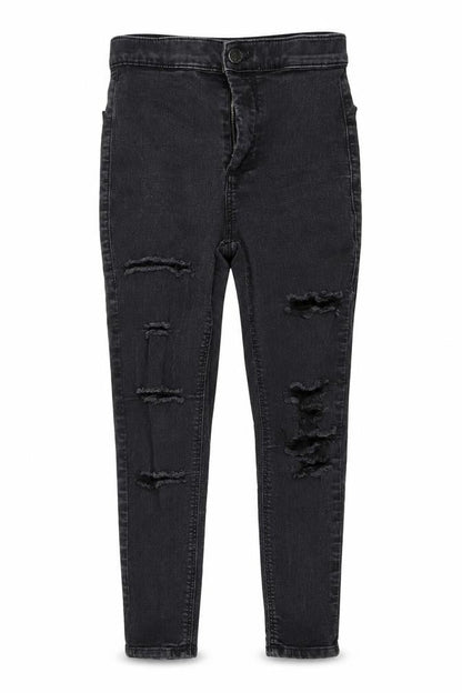 Womens UK Size 28 in Topshop Regular Fit Skinny Black Jeans