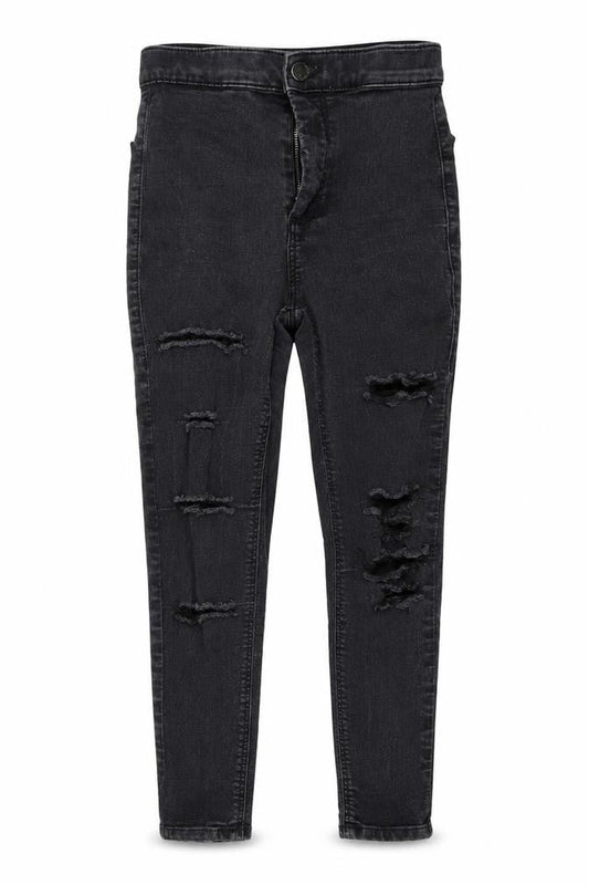 Womens UK Size 28 in Topshop Regular Fit Skinny Black Jeans