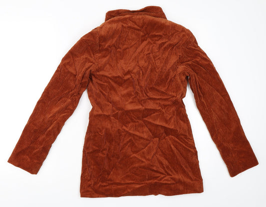 Primark Womens Orange  Corduroy Jacket  Size 4