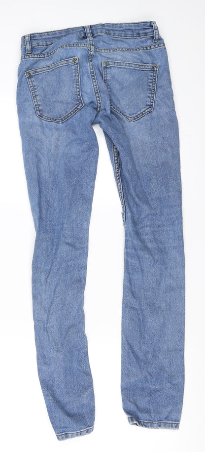 Primark Womens Blue  Denim Skinny Jeans Size 28 in L30 in