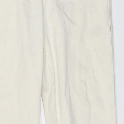 Topshop Womens Ivory  Denim Skinny Jeans Size 30 in L30 in