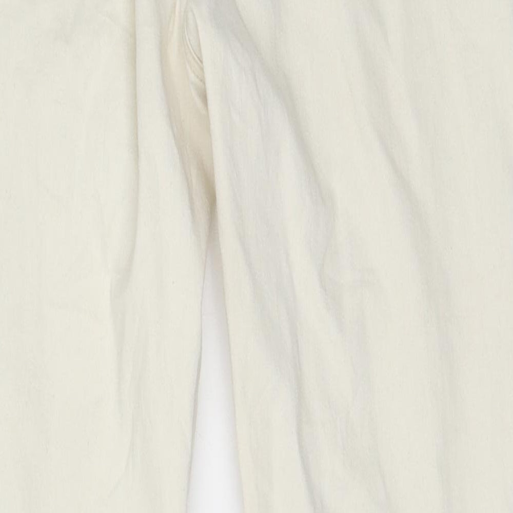 Topshop Womens Ivory  Denim Skinny Jeans Size 30 in L30 in