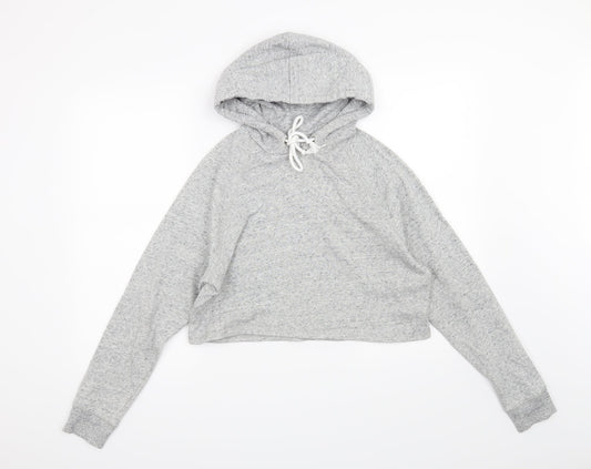 H&M Womens Grey   Pullover Hoodie Size S