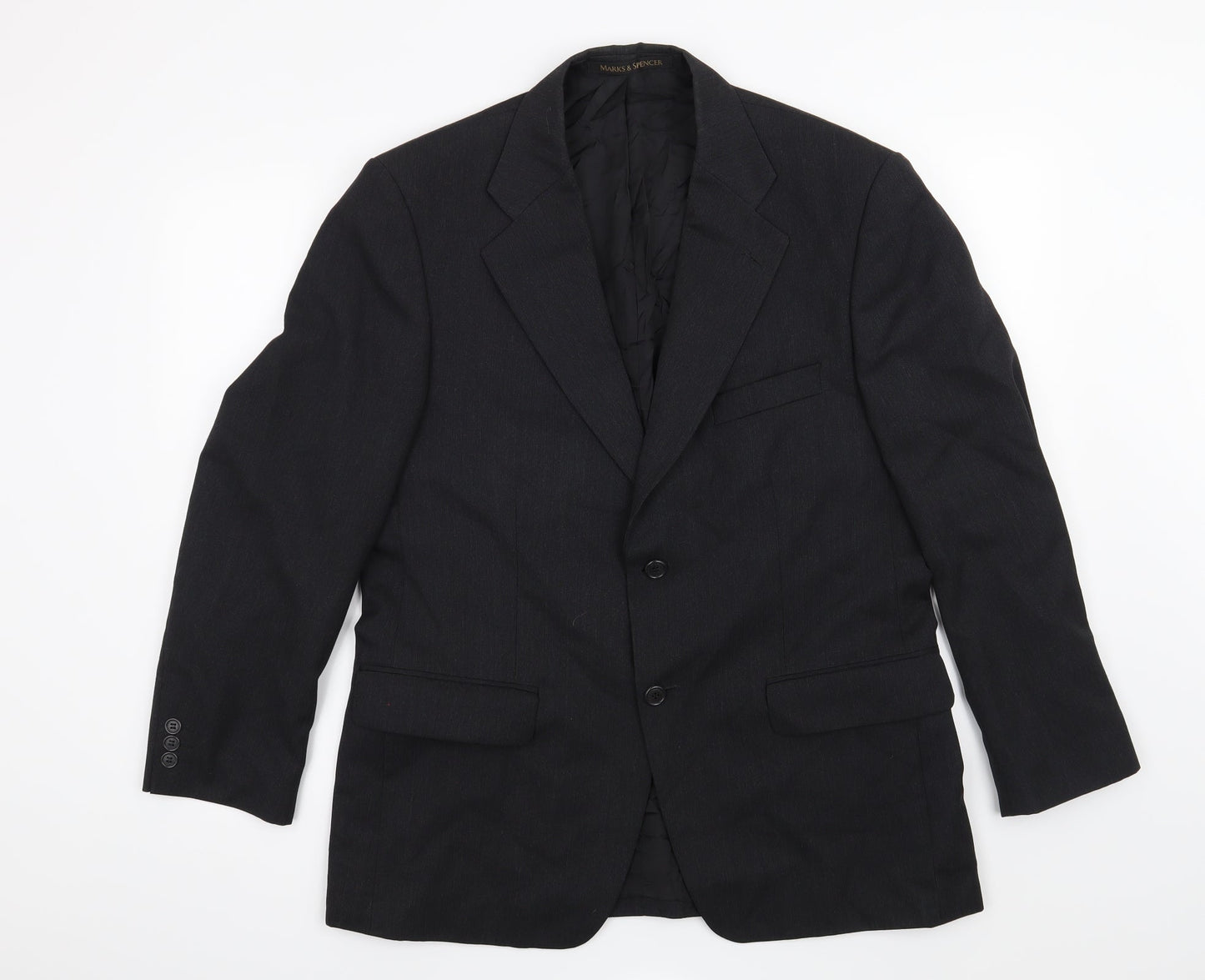 Mens UK Size 40 Marks and Spencer Regular Blue Suit Jacket