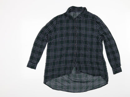 Womens UK Size 12 Atmosphere Green Basic Button-Up
