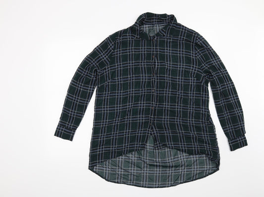 Womens UK Size 12 Atmosphere Green Basic Button-Up