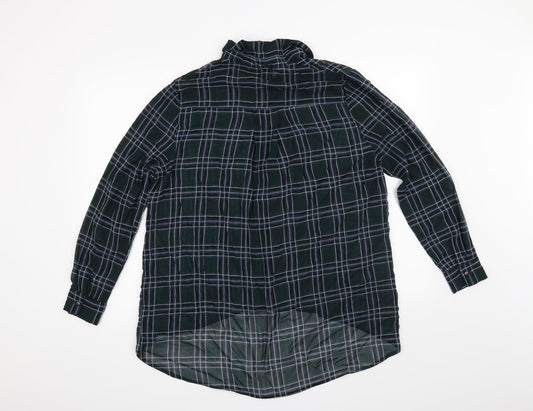 Womens UK Size 12 Atmosphere Green Basic Button-Up