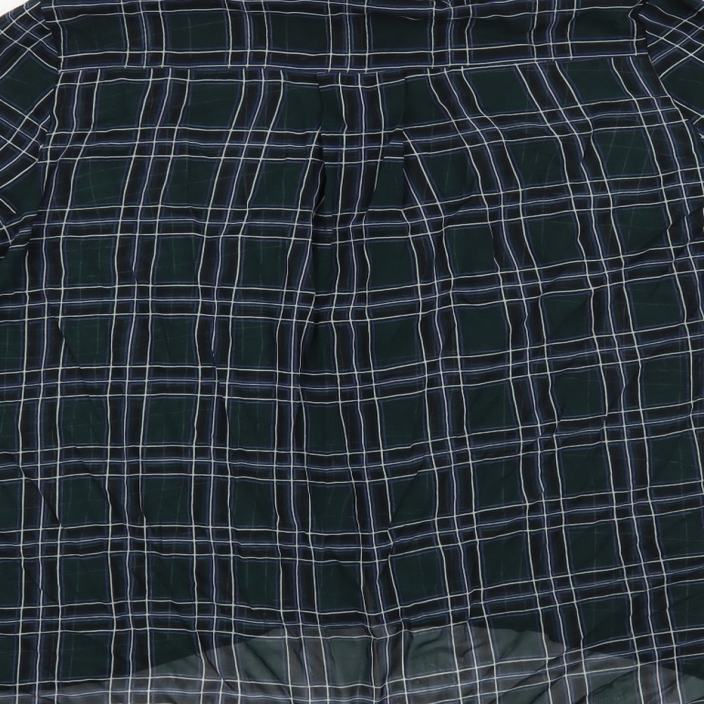 Womens UK Size 12 Atmosphere Green Basic Button-Up