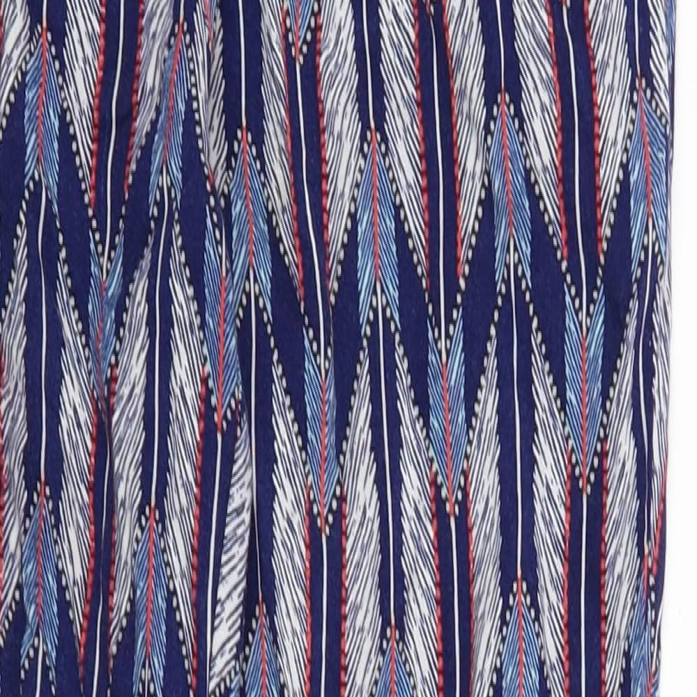 Womens UK Size 6 H&M Regular Fit  Blue Trousers