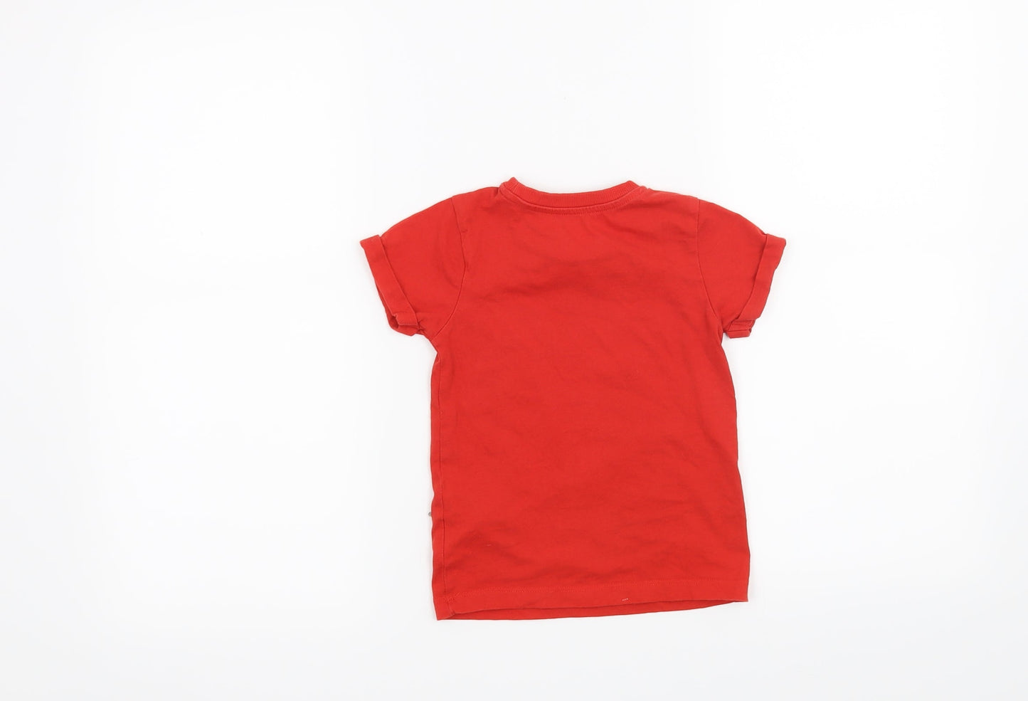 Mothercare Boys Red   Basic T-Shirt Size 3 Years  - Rockies Valley
