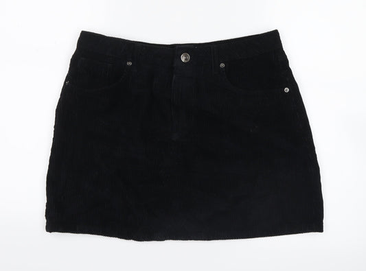 BDG Womens Blue  Velvet Straight & Pencil Skirt Size L