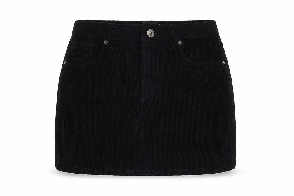 Womens UK Size L BDG Straight & Pencil Velvet Skirt