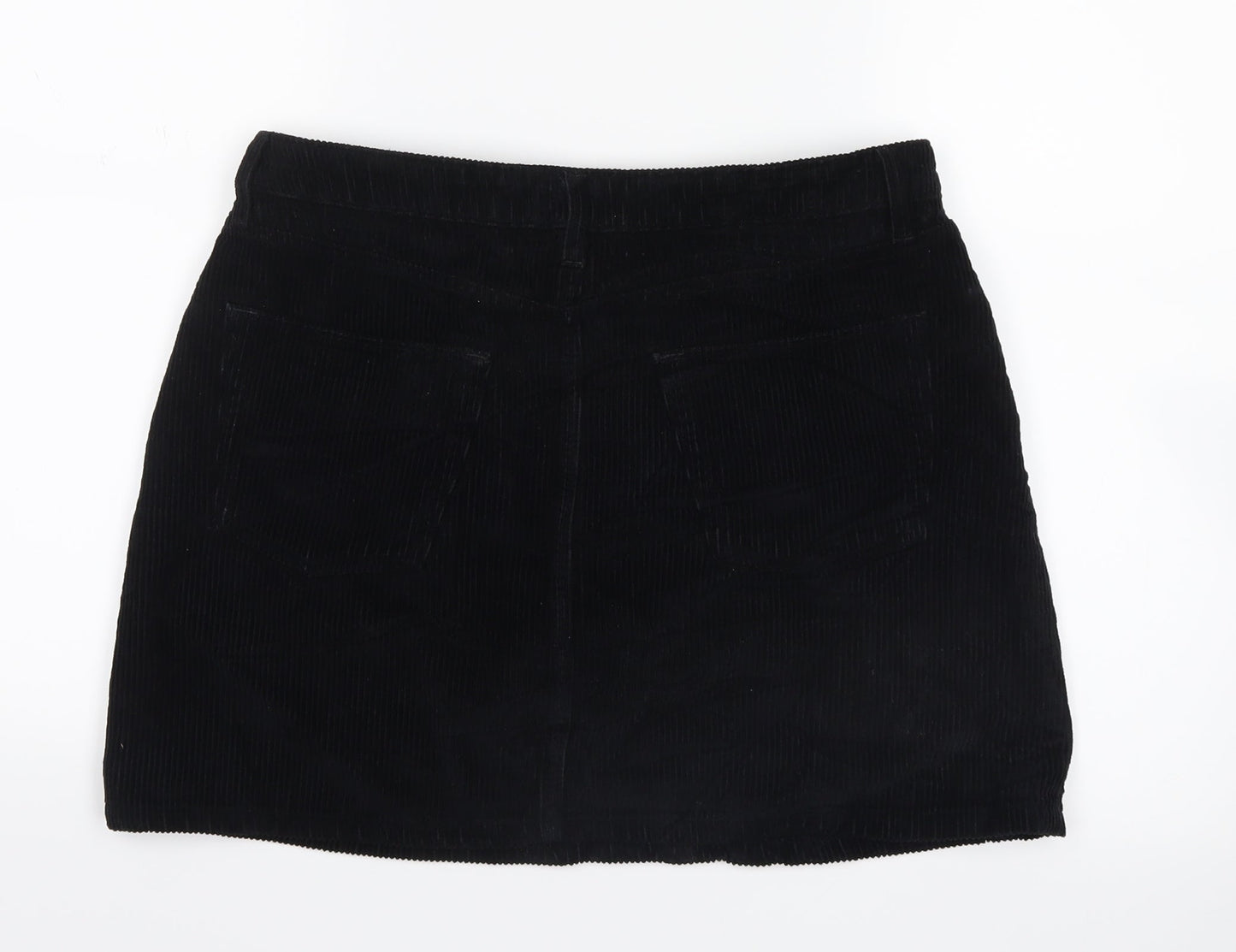 BDG Womens Blue  Velvet Straight & Pencil Skirt Size L