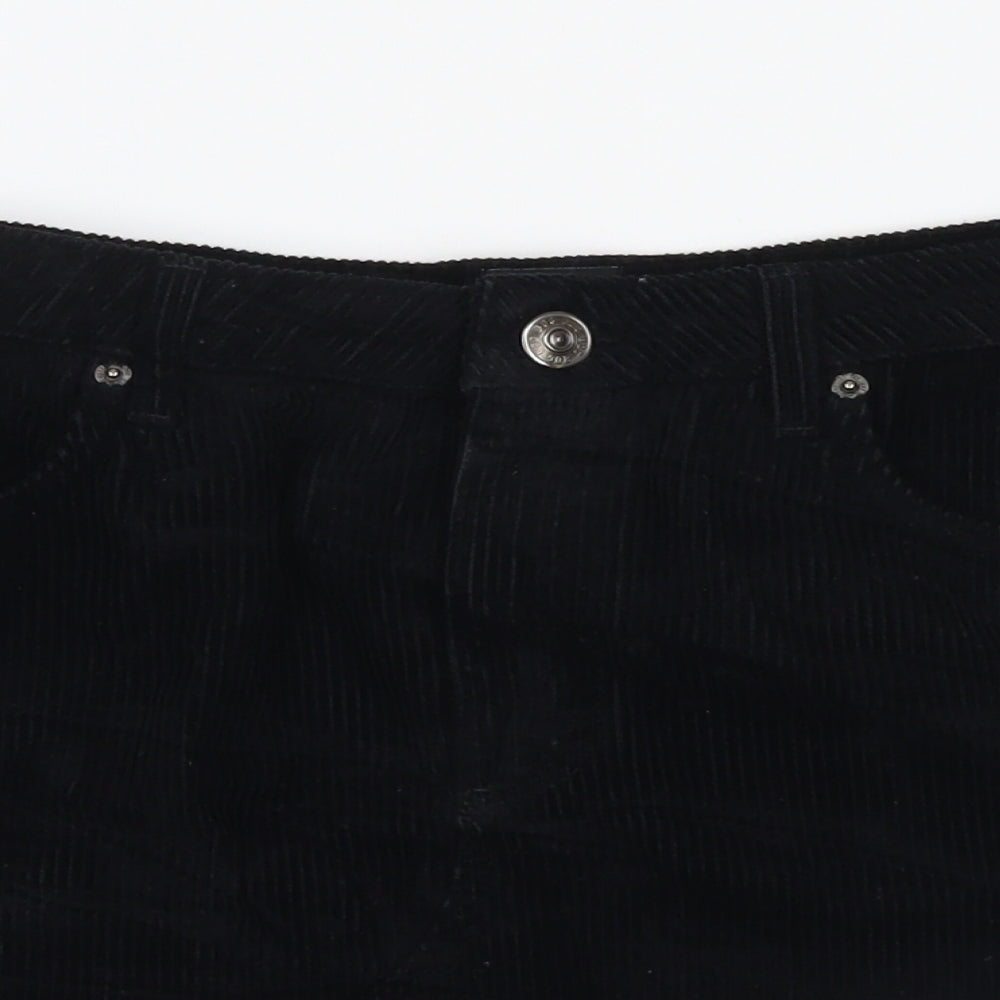 BDG Womens Blue  Velvet Straight & Pencil Skirt Size L