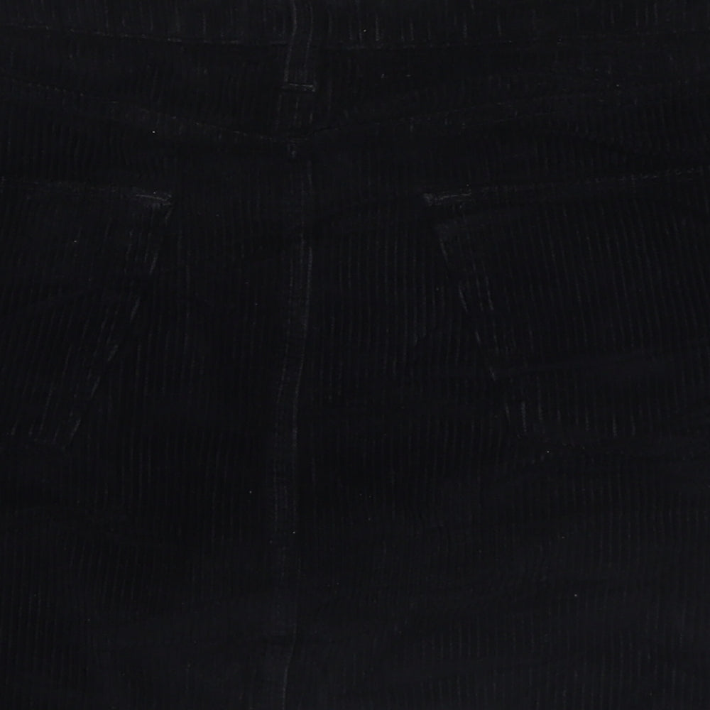 BDG Womens Blue  Velvet Straight & Pencil Skirt Size L